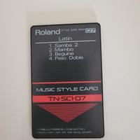 Music Style Card per Roland E70 