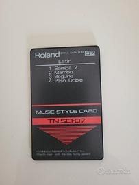 Music Style Card per Roland E70 