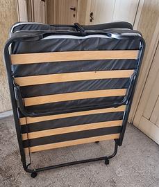 Brandina ortopedica pieghevole con materasso 80x19