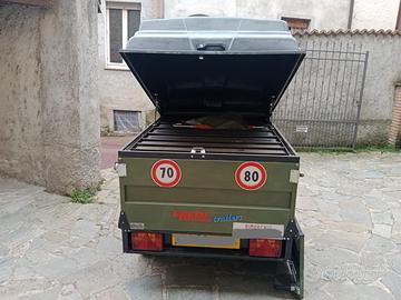 Carrello per trasporto cani da caccia