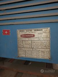 saldatrice ad elettrodo e ingrassatrice