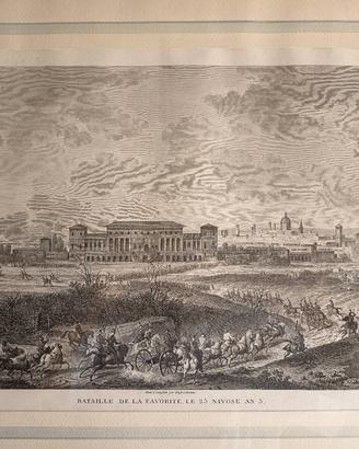 Stampa originale del 1700 del Vernet Mantova 