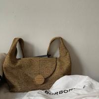 Borsa BORBONESE Hobo Tweet Large in camoscio