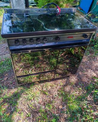 Cucina economica con forno - Acciaio inox