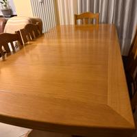 Tavolo allungabile rovere naturale 100x200/400