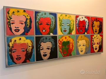 Quadro pop art Marilyn Monroe