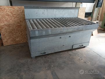 banco aspirante per carteggiatura polveri