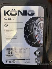 Catene Da Neve Konig CB-7 Misura 104 , Maglia 7mm