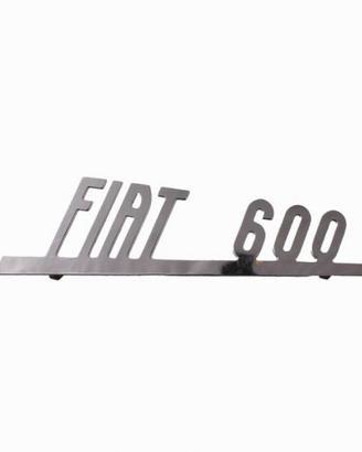 Scritta Emblema Targhetta Fiat 600