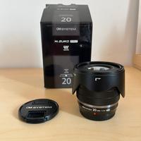 OM System Zuiko 20mm 1.4 PRO come nuovo