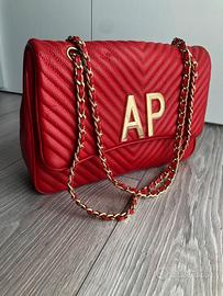 Borsa Mia Bag in pelle rossa Abbigliamento e Accessori In