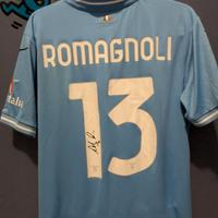 Romagnoli #13 SS Lazio Match Worn shirt