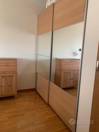 Sistema ad ante a vetro ikea pax