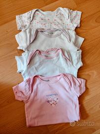 Lotto di 4 body Prenatal 9/12 mesi estivi