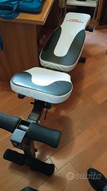 Panca pieghevole per pesi