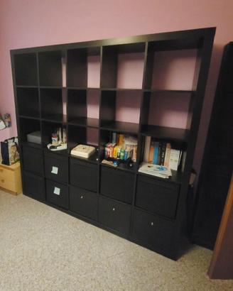 Libreria IKEA KALLAX  Marrone-Nero