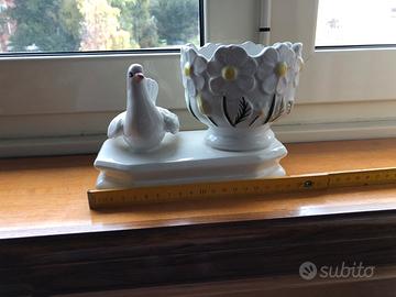 Portavaso cache-pot con colomba