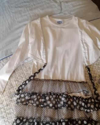Vestitino bimba con coprispalle  10 a