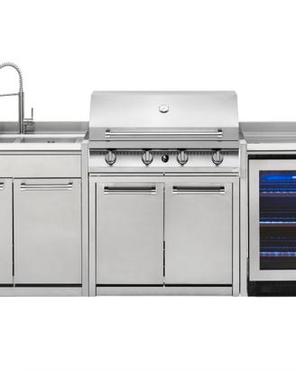 CUCINA DA ESTERNO STEEL BARBECUE