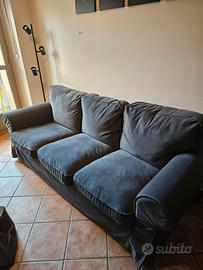Divano EKTORP Ikea 3 posti grigio