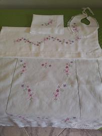 set lenzuola da carrozzina