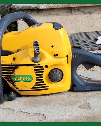 Motosega Alpina 370 — apparato motore da esame