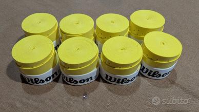 8 overgrip wilson gialli