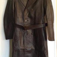 Cappotto in vera pelle vintage fine anni '70