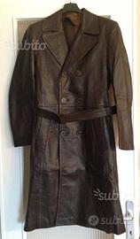 Cappotto in vera pelle vintage fine anni '70