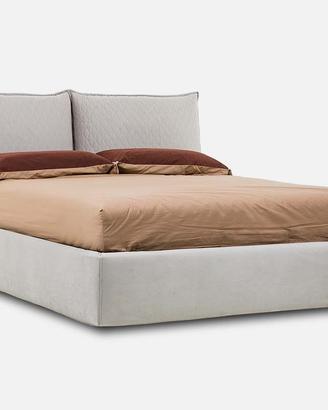 Letto matrimoniale con contenitore sfoderabile