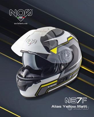 CASCO INTEGRALE NOS NS7F OPACO FIBRA VETRO LEGGERO