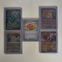 Lotto 5 carte Pokemon rare