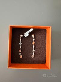 Orecchini pendenti argento