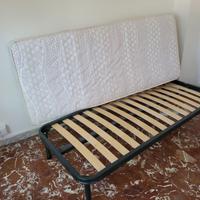 Letto singolo 80×190 + materasso memory