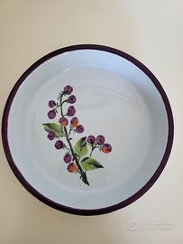 Piatto da portata porcellana Limoges Deshoulieres