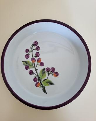 Piatto da portata porcellana Limoges Deshoulieres