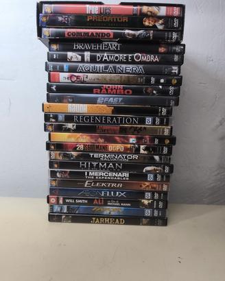 Lotto DVD film action/thriller originali e non