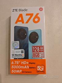 ZTE blade A76 5g 128gb 8*gb nuovo sigillato