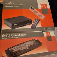 Playweb keyboard e box per Internet tramite tv