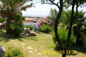 Villetta con giardino vista mare