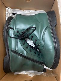Anfibi / Stivaletti Verde Bosco Stringati