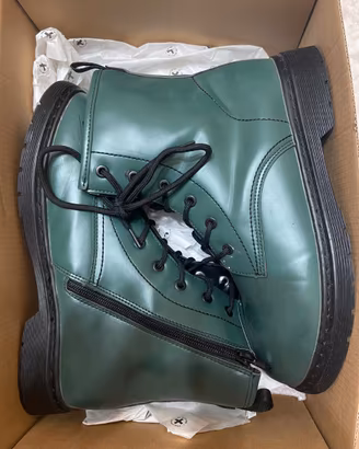 Anfibi / Stivaletti Verde Bosco Stringati