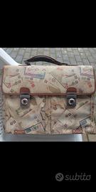 Valigetta cartella borsa ventiquattrore in pelle 