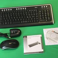 Set tastiera e mouse wireless TRUST ds-3200