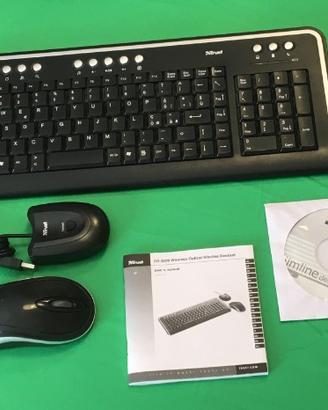 Set tastiera e mouse wireless TRUST ds-3200