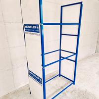 Scaffale espositore gomme auto moto