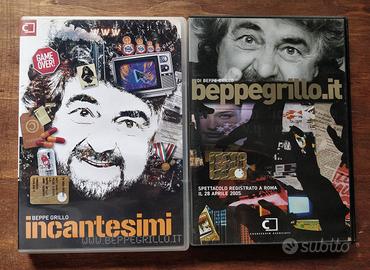 Due DVD Beppe Grillo - Incantesimi e Roma 2005
