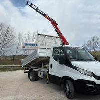 Iveco Daily 35c14 ribaltabile EURO6 GRU NUOVA