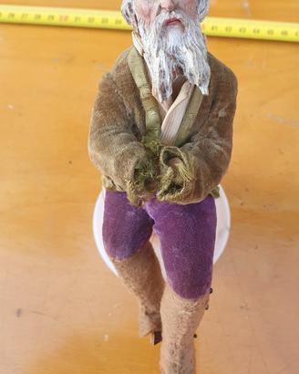 Antico pastore per presepe