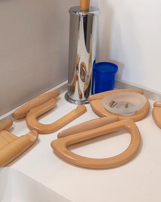 accessori bagno in legno di acero 